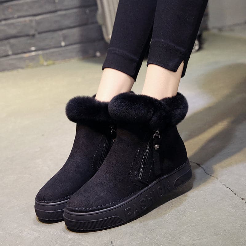 Fashionable Winter Ankle Platform Boots - Koyers
