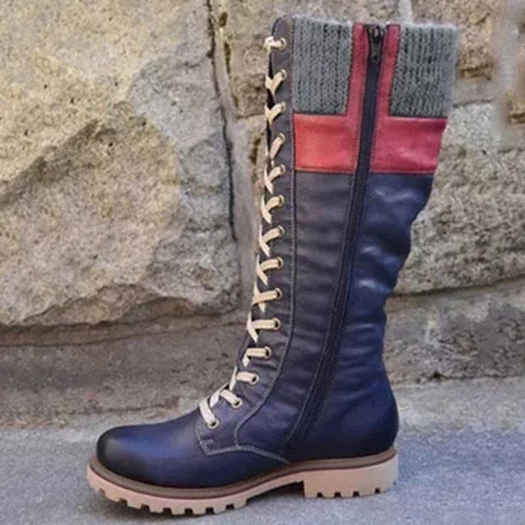 Warm Mid-calf Waterproof Retro Boots - Koyers