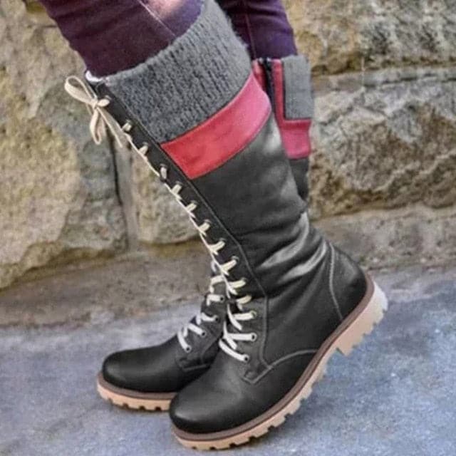Warm Mid-calf Waterproof Retro Boots - Koyers