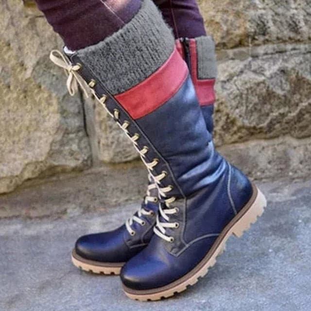 Warm Mid-calf Waterproof Retro Boots - Koyers
