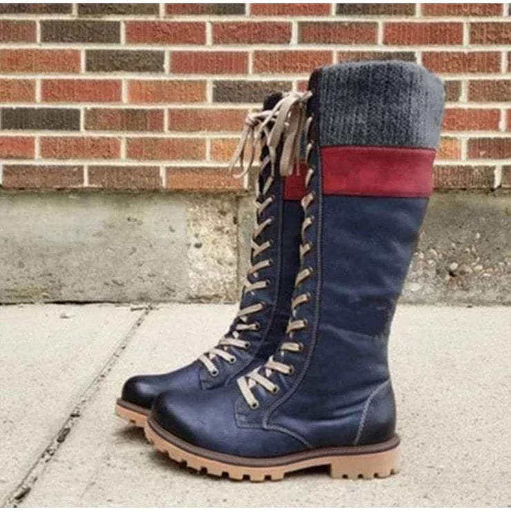 Warm Mid-calf Waterproof Retro Boots - Koyers