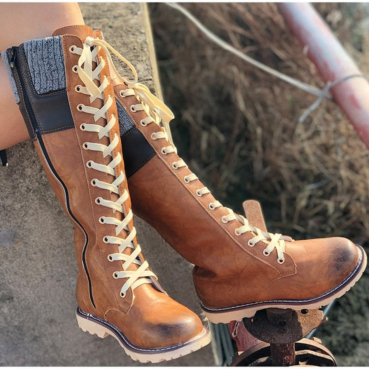 Warm Mid-calf Waterproof Retro Boots - Koyers