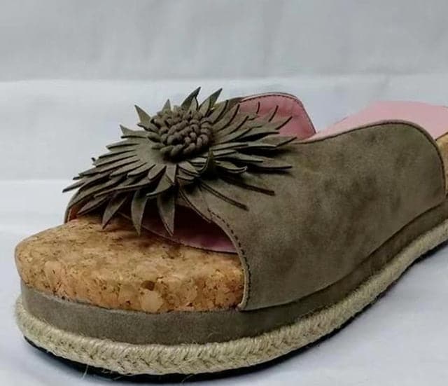 Orthopedic Beautiful Flower Slip-on Sandals - Koyers