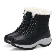 Women Waterproof Winter Boots - Black / (US 6 | UK 4)