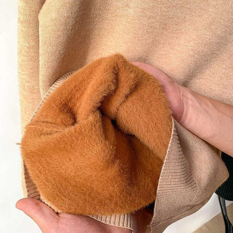 Chic Turtleneck Thick Knitted Pullover Sweater - Koyers